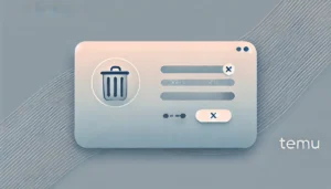 Step-by-step guide on deleting a Temu account, featuring essential tips and precautions.