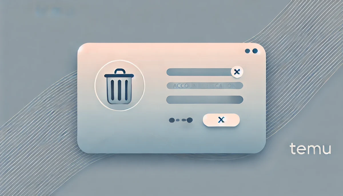 Step-by-step guide on deleting a Temu account, featuring essential tips and precautions.